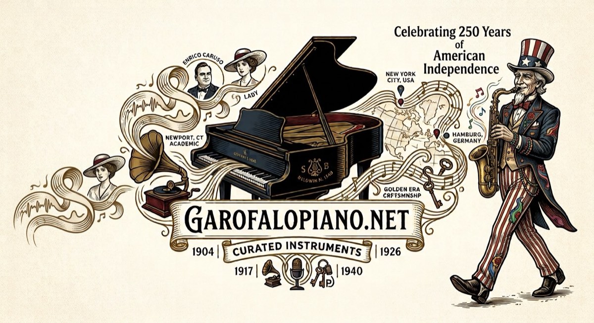 The Rocco Collection - Five historic pianos for America's 250th Anniversary - Garofalo Piano